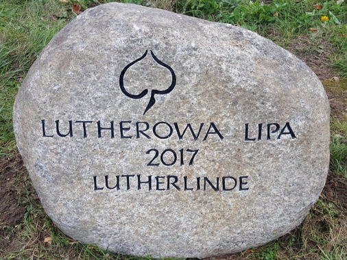 Gedenkstein Lutherlinde